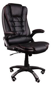 Állítható irodai szék fekete színben
