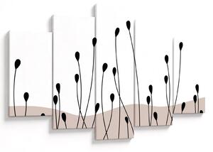 Kép - Grafikus rét N⁰1 (150x105 cm)