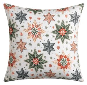 Mikroszálas párnahuzat CHRISTMAS STAR 45x45 cm, színes kivitel