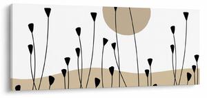 Kép - Grafikus rét N⁰2 (120x50 cm)