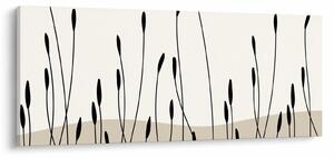 Kép - Grafikus rét N⁰3 (120x50 cm)