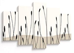 Kép - Grafikus rét N⁰3 (150x105 cm)