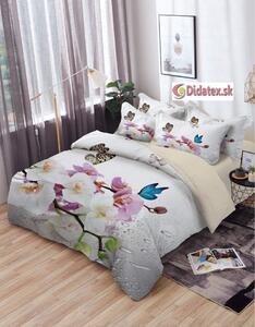 Orchidea fotó ágynemű 140x200 cm Ágynemű mérete: 140x200 cm, A csomag tartalma: 3 Készletcsomagolás
