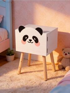 Sinsay - Panda mintás éjjeliszekrény - fehér