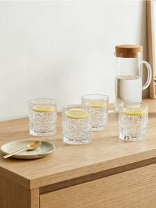 Sinsay - Poharak dombornyomott mintával 4 pack - clear