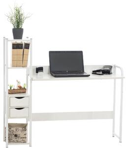 Widnes fiókos, polcos home office íróasztal 95 x 40 cm (fekete / fehér / dió / natúr szín opciók)