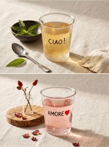 Sinsay - Poharak CIAO! és AMORE felirattal 2 pack - fekete