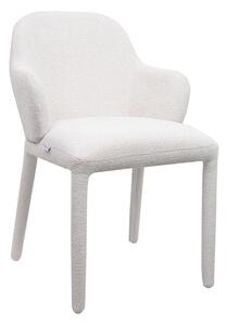 King Home AKIRA szék bézs textil kárpitozott karfával