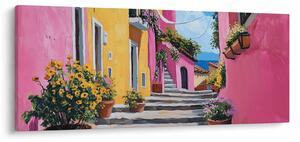 Kép - Rózsaszín sikátor (120x50 cm)