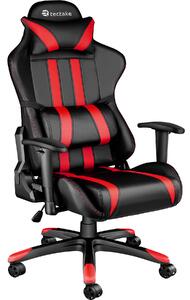 Tectake 402030 racing irodai szék - fekete/piros