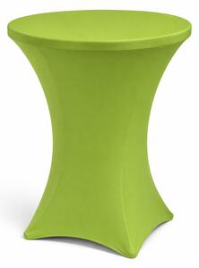 Stretch huzat bisztróasztalhoz Ø 80 cm - rugalmas terítő (több színben) szín világos zöld