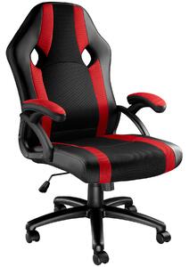 Tectake 403490 goodman irodai szék - fekete/piros