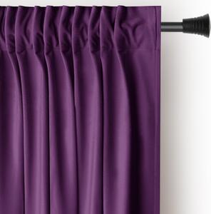 Lila bársony dimout (részleges sötétítő) függöny 140x245 cm Pleat – Restilo