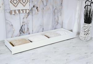 DAVINA ágy + ágyrács, 180x200, fehér