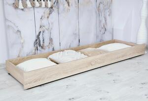DAVINA ágy + ágyrács, 120x200, fehér