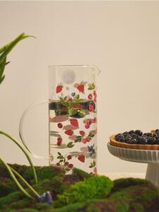 Sinsay - Gyümölcsmintás üvegkancsó fedővel - többszínű