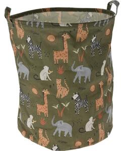 Hatu Animals gyerek textil táska, 40 x 50 cm, zöld