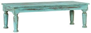 Tömör újrahasznosított fa dohányzóasztal 110 x 50 x 34 cm