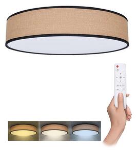 Brownie LED mennyezeti lámpa távirányítóval állítható - 40 cm átmérő, barna