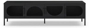 Fekete TV-állvány 180x50 cm Tayra – Marckeric
