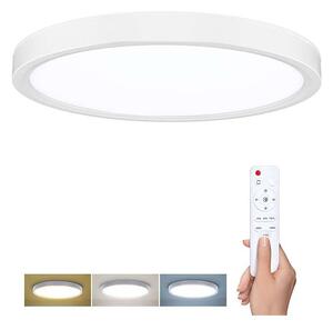 Estela LED mennyezeti lámpa távirányítóval állítható - 50 cm átmérő, fehér
