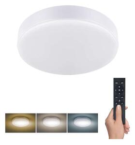 Lecce LED mennyezeti lámpa távirányítóval állítható, 2160 lm - 30 cm átmérő, fehér