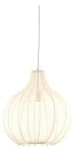 Bézs függőlámpa textil búrával ø 50 cm Elati – Light & Living
