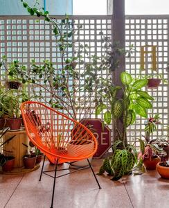 Narancssárga kerti szék Acapulco