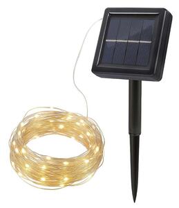 WL919 LED szolár fényfüzér, fekete