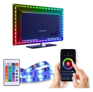 WM58 LED fényszalag RGB TV-hez WiFi-vel, 4x 50 cm, sokszínű
