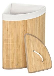Natúr színű bambusz szennyeskosár 40 l Bamboo – Compactor