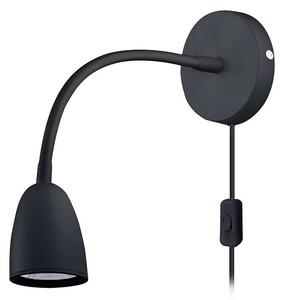 WO54-B LED fali lámpa, fekete