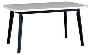 Asztal 80 x 140+180 VI (fehér L) (fekete). 1059234