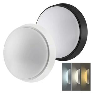 WO779 kültéri LED lámpa állítható - 22 cm kör, 2 burkolat, fekete / fehér