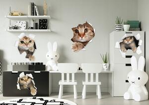 Gyermek falmatrica aranyos cicával 60 x 120 cm