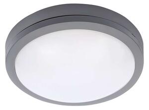 WO781 Siena kültéri LED lámpa - kör 23 cm, szürke
