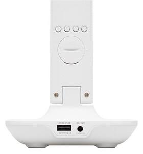 Asztali lámpa, LED, szabályozható, Qi töltővel, USB, HOME, fehér (VLMLA10Q)