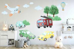 Eredeti gyermek falmatricák - autók, 100 x 200 cm 60 x 120 cm