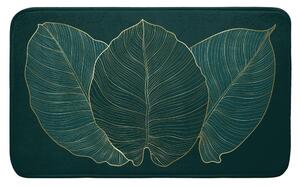 Sötétzöld fürdőszobai kilépő 45x75 cm Jade – douceur d'intérieur