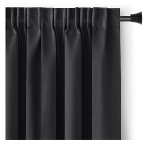 Fekete dimout (részleges sötétítő) függöny 140x245 cm Kierra – Restilo