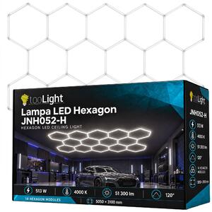 Toolight Toollight, HEXAGON LED mennyezeti lámpa, JNH052-H, fehér, OSW-56244