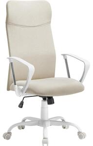 SONGMICS irodai szék, ergonomikus szék cappuccino bézs színben