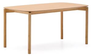 Étkezőasztal kőrisfa dekorral 90x160 cm Indara – Kave Home