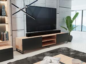 TV asztal Tristan -200 (artisan tölgy + fekete). 1060373
