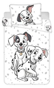 Fehér pamut gyerek ágyneműhuzat babaágyhoz 100x135 cm 101 Dalmatians – Jerry Fabrics