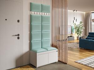 Előszoba garnitúra Comfivo Pinus IV, 207x85x34cm, Kárpit, Laminált forgácslap