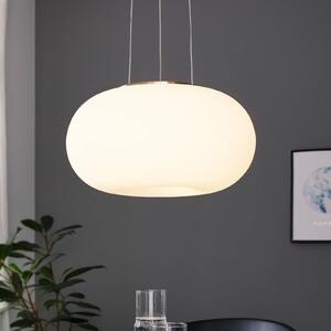 EGLO Optica modern függő lámpa, 35 cm, dimmelhető, Fehér / opál, Nappali / Étkező, Üveg, Modern