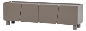 Barna borovi fenyő TV-állvány 200x58x45 cm Root – WOOOD