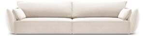 Bézs bársony kanapé 248 cm Vanda – Mazzini Sofas