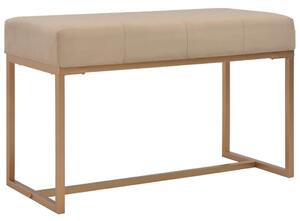 Bézsszínű bársonypad 80 cm